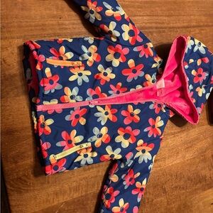 Penelope Mack Pink Floral Hooded Jacket